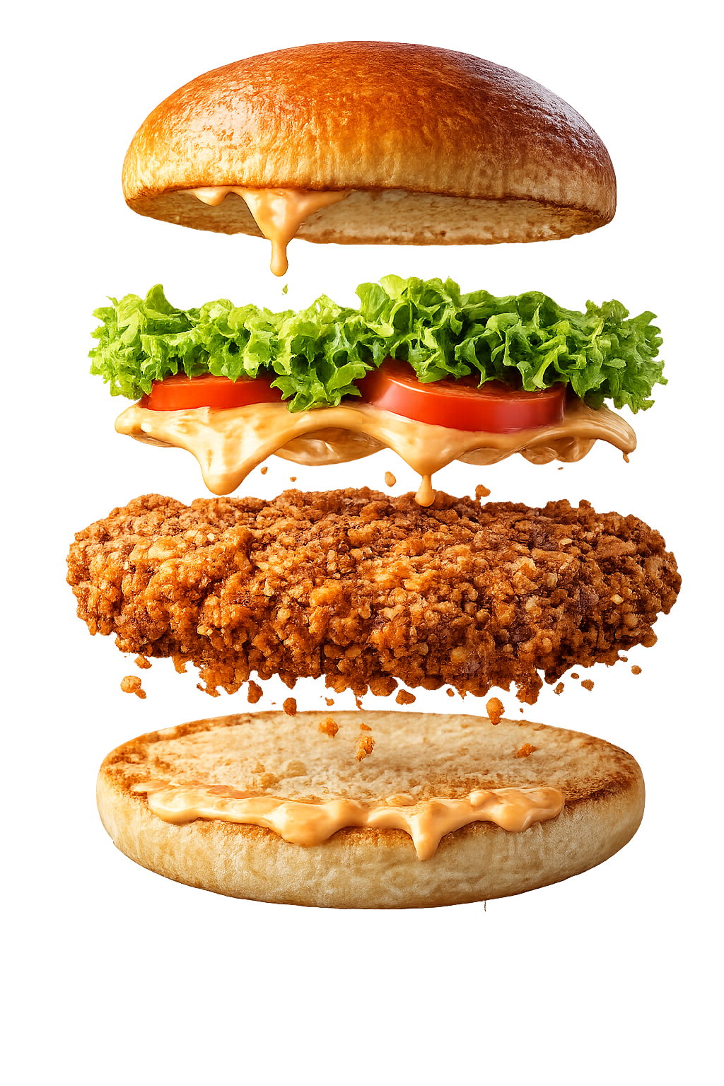Layered ALQUOZ burger
